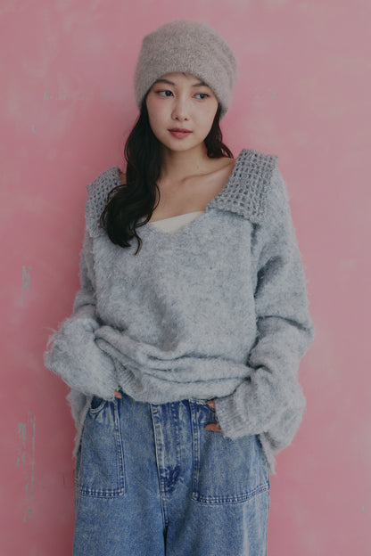 lace sailor knit