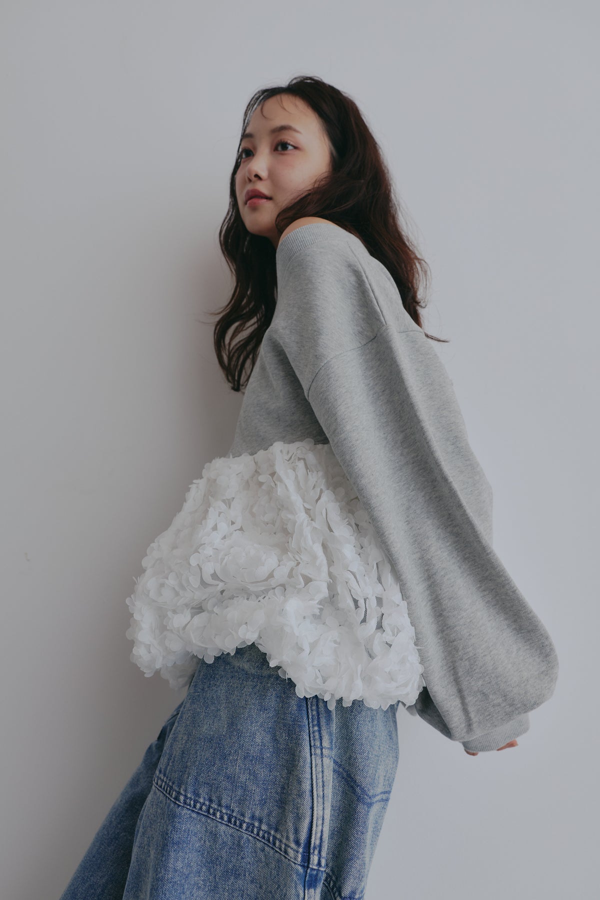 docking peplum sweat
