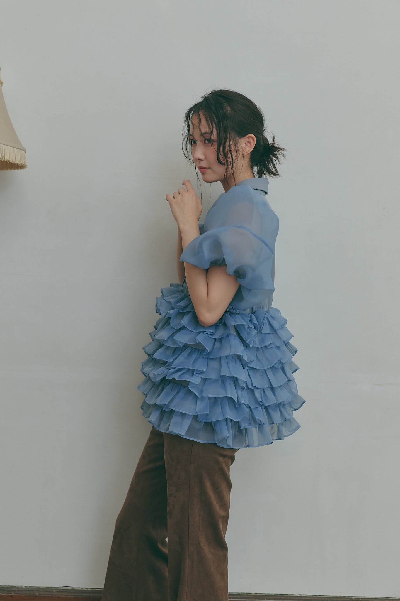 cloud frill blouse