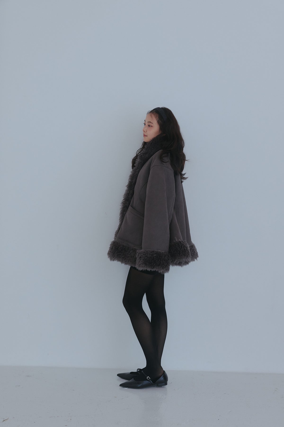 two face fur coat
