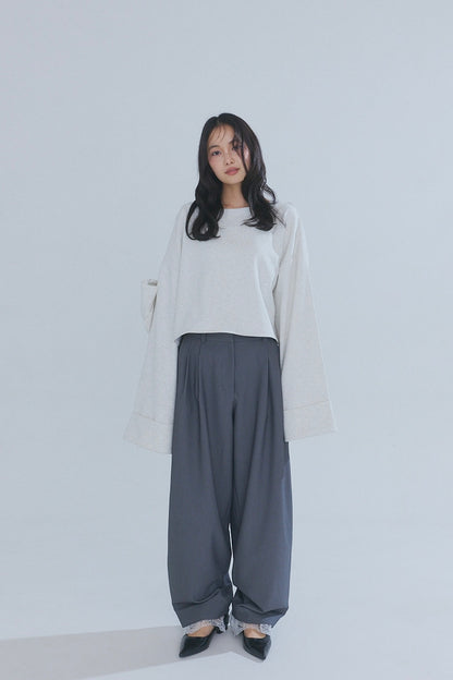 back open ribbon sweat