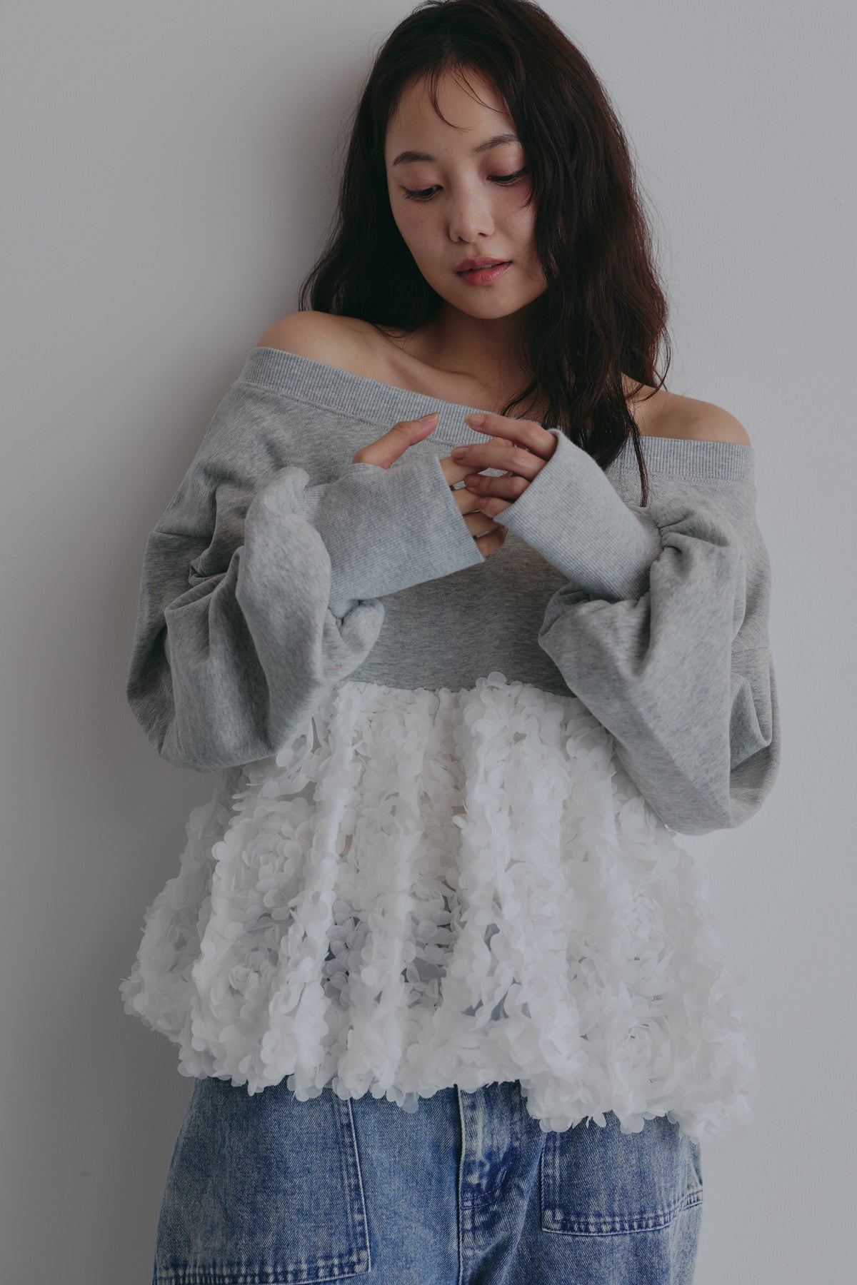 docking peplum sweat