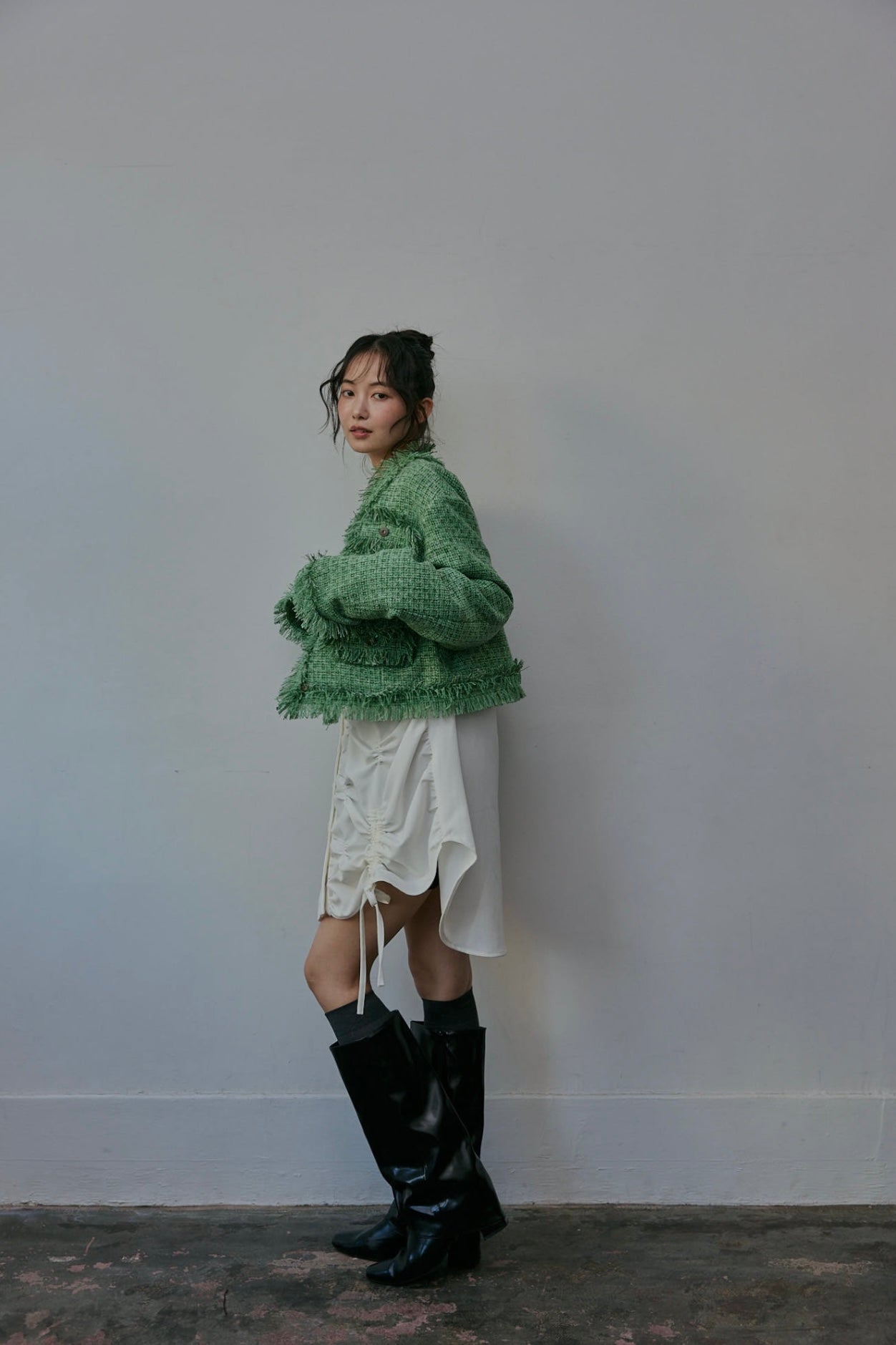 glitter tweed jacket