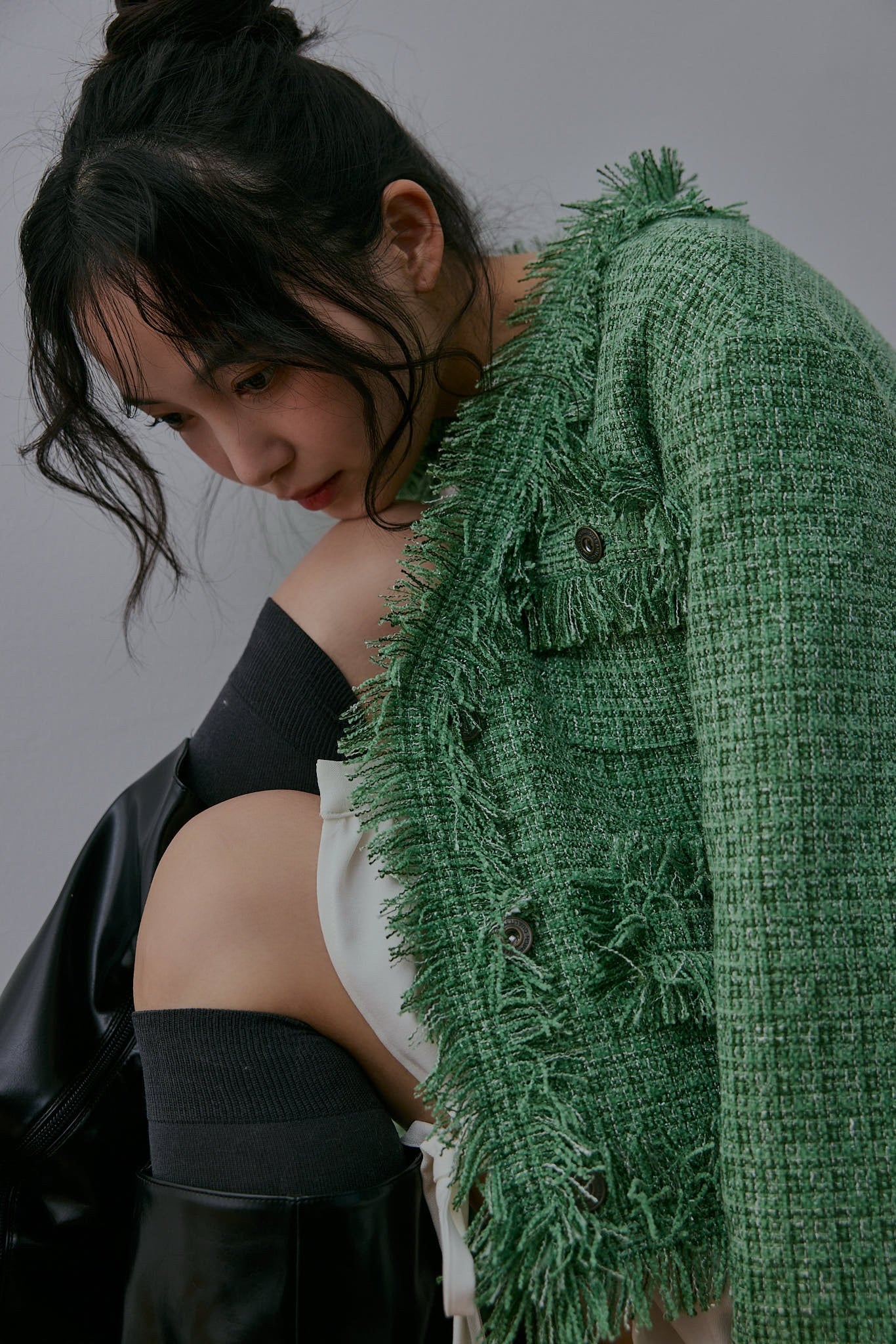 glitter tweed jacket