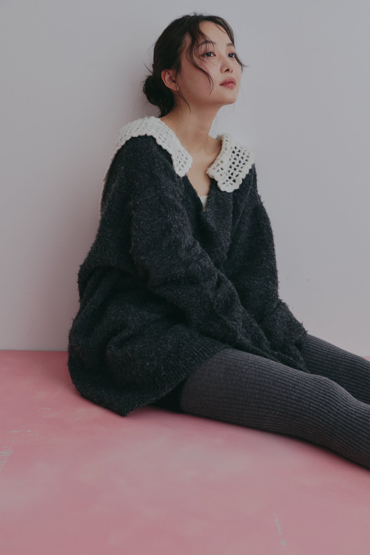 lace sailor knit