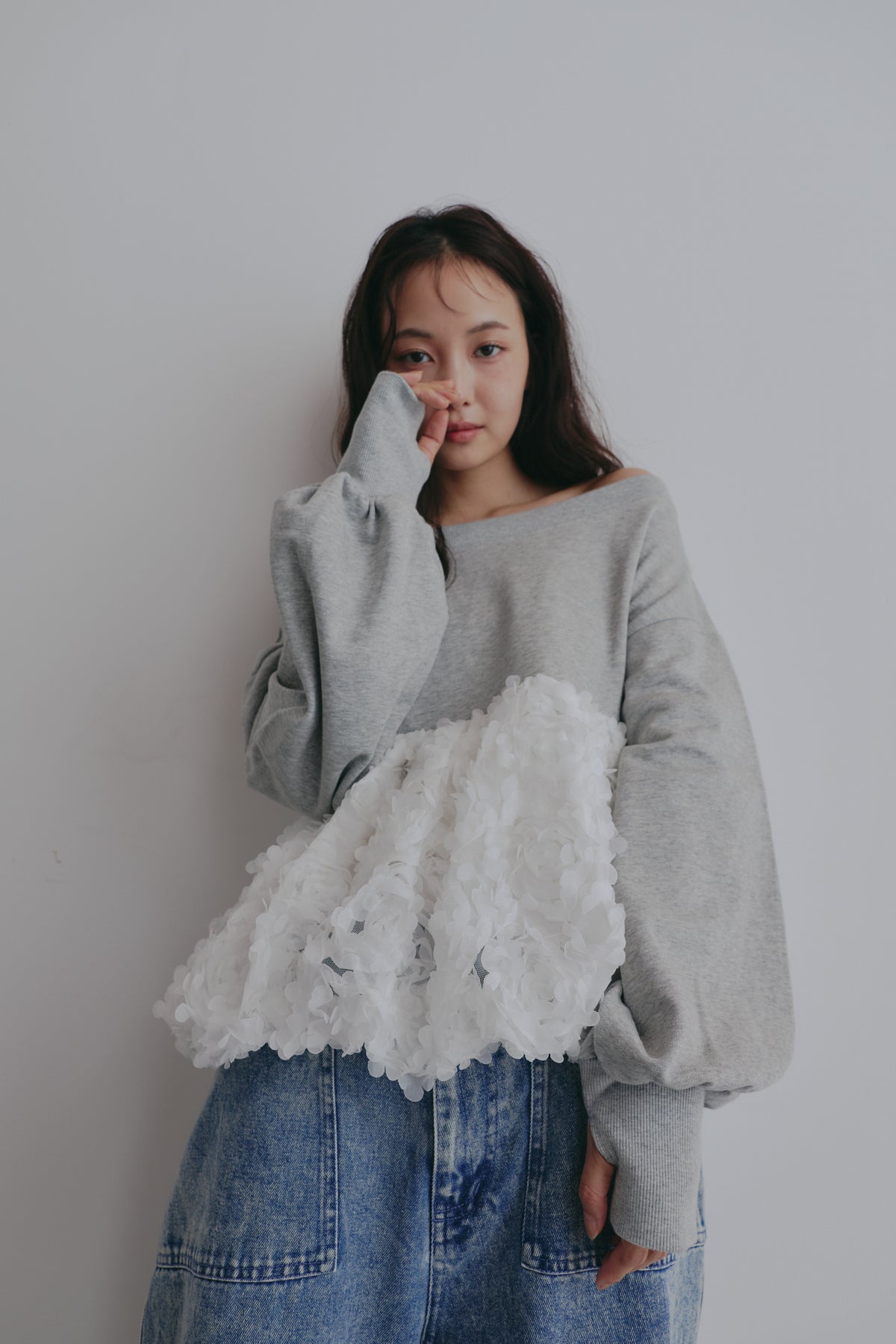 docking peplum sweat
