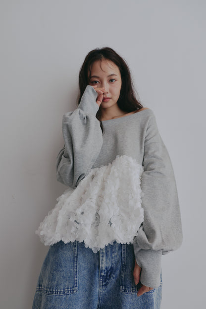 docking peplum sweat