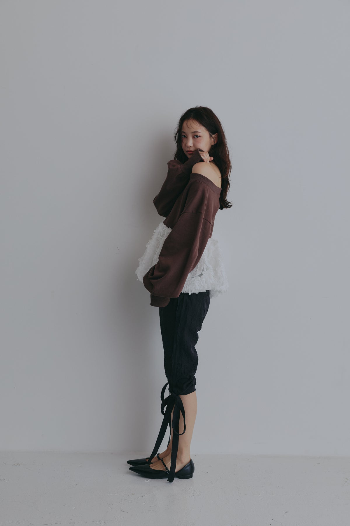docking peplum sweat