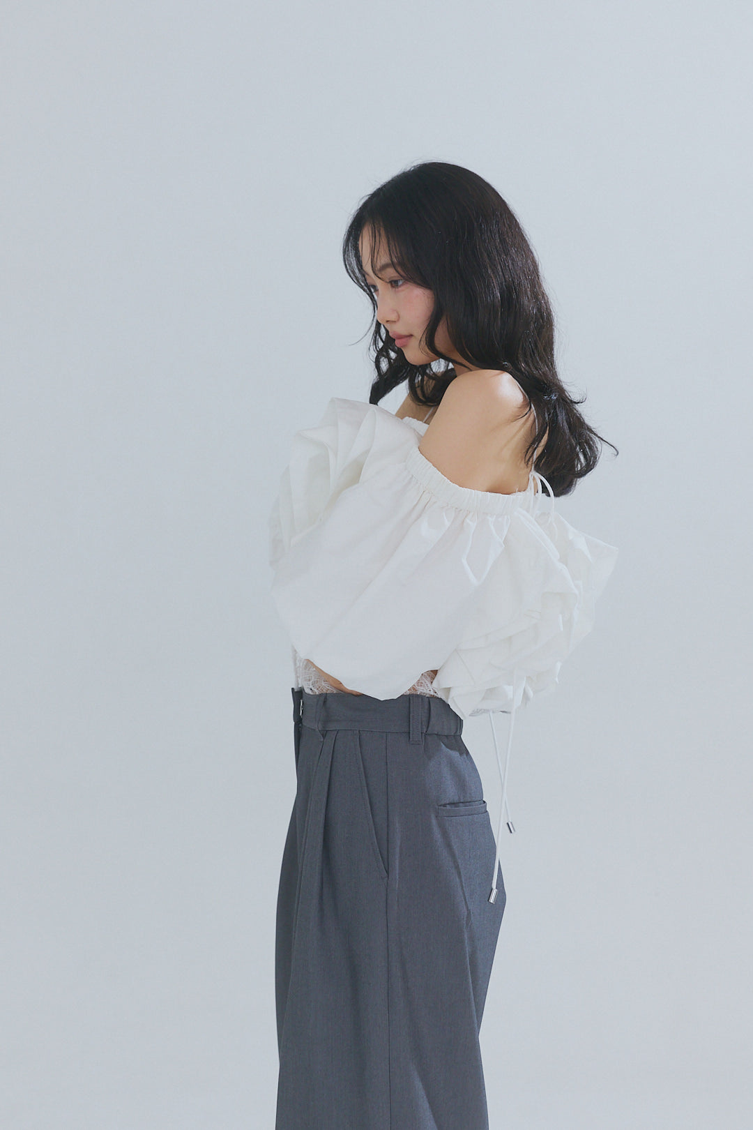 lace docking pants［3月下旬から4月上旬お届け］