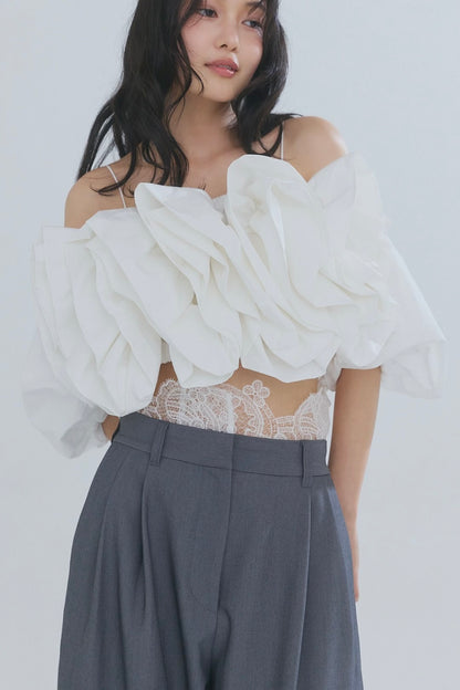 lace docking pants［3月下旬から4月上旬お届け］