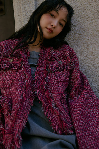 glitter tweed jacket