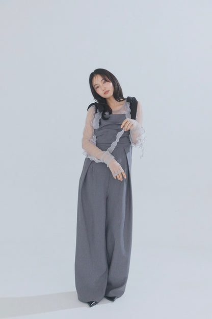random ribbon sheer tops