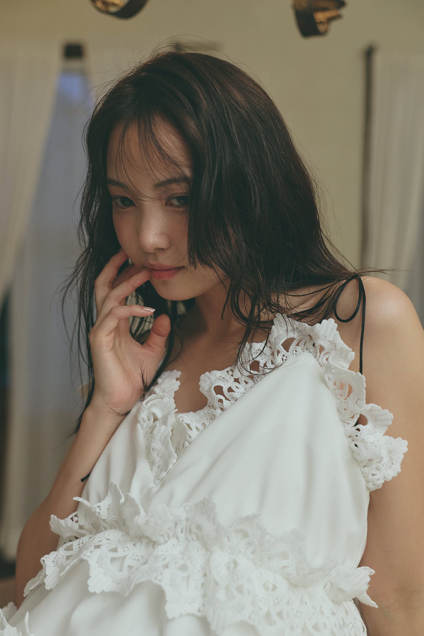 bloom lace cami tunic – andequal