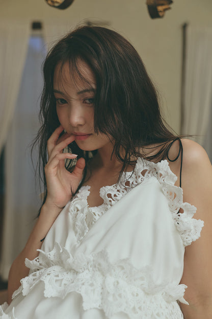 bloom lace cami tunic