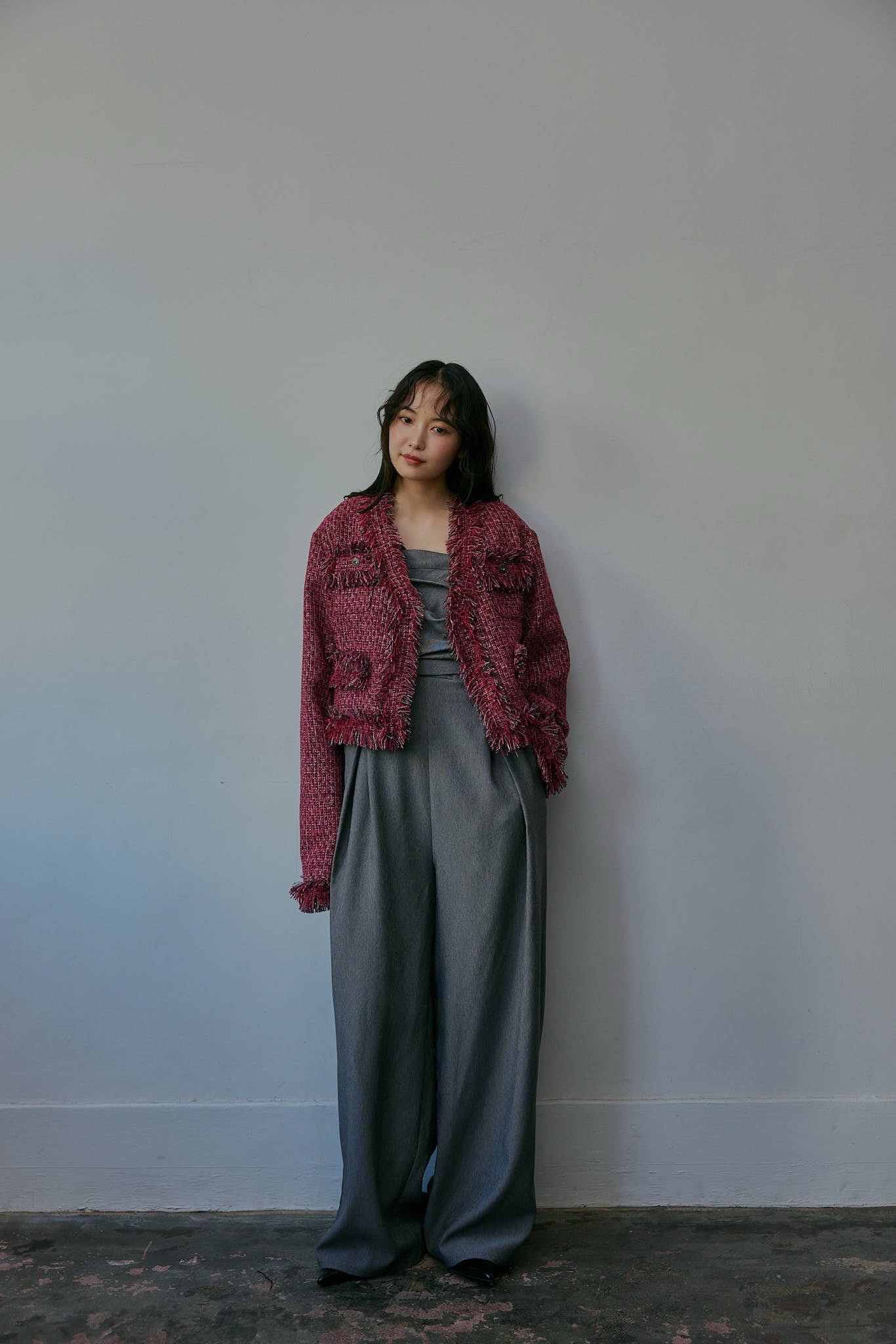 glitter tweed jacket