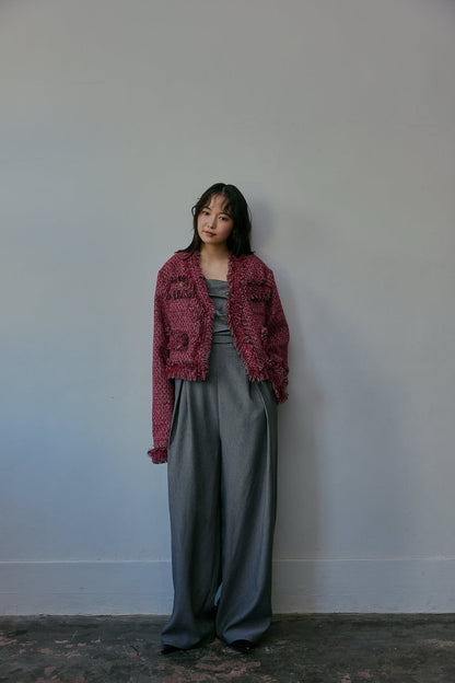 glitter tweed jacket