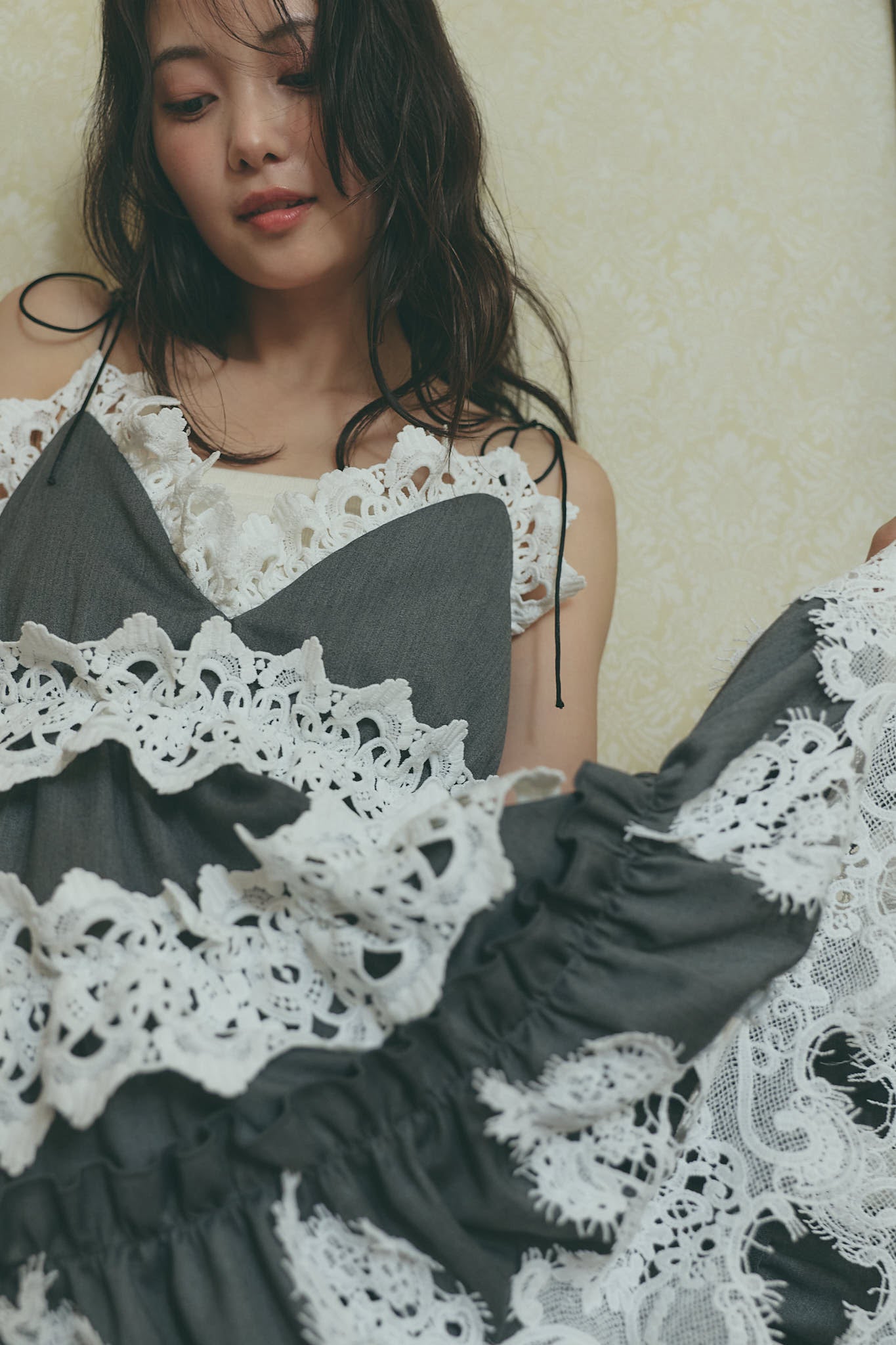 bloom lace cami tunic – andequal