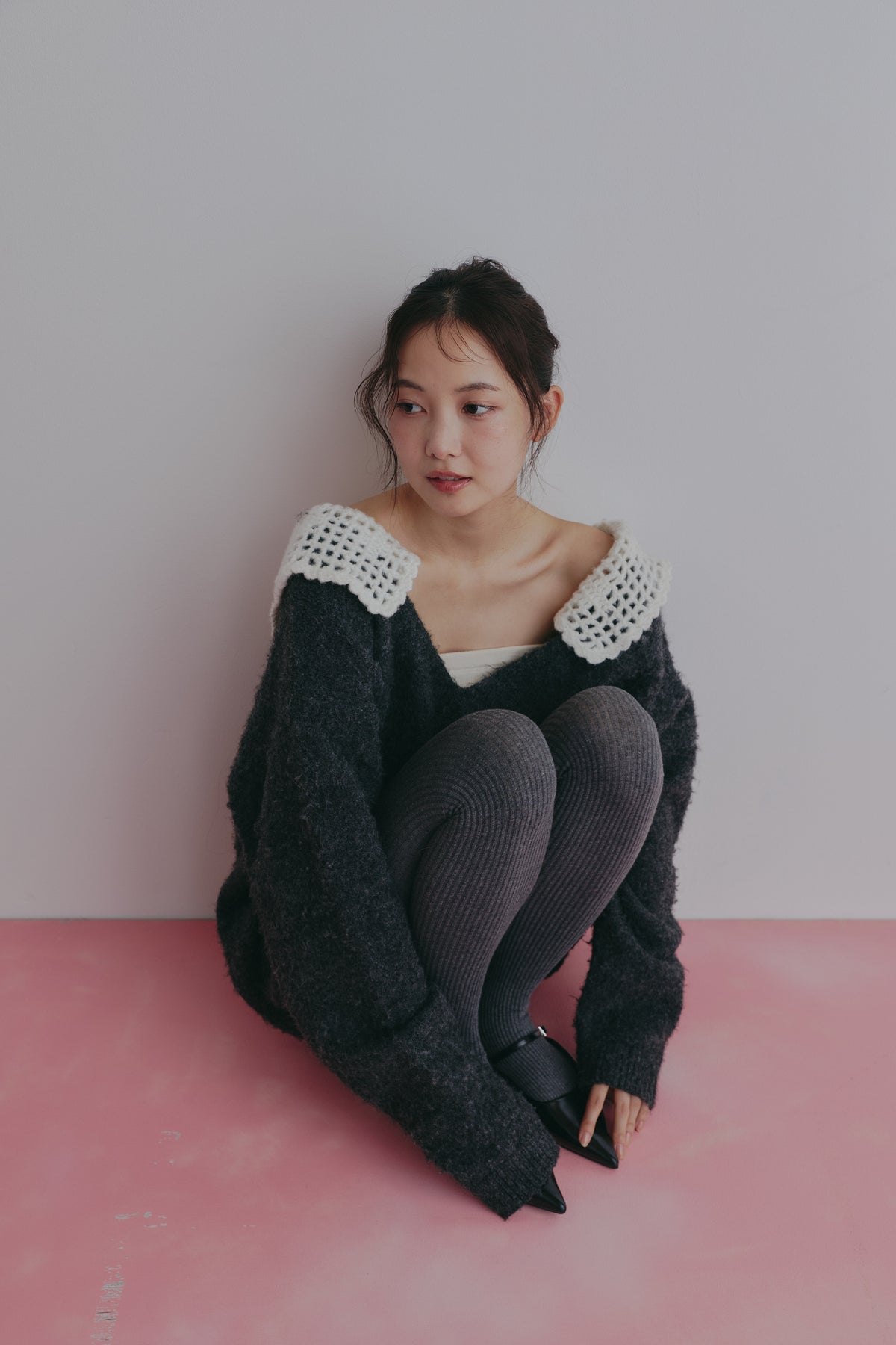lace sailor knit