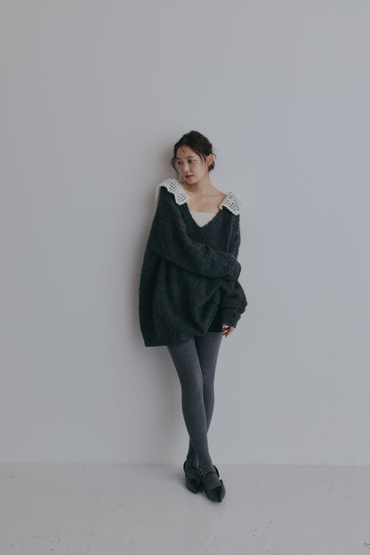lace sailor knit