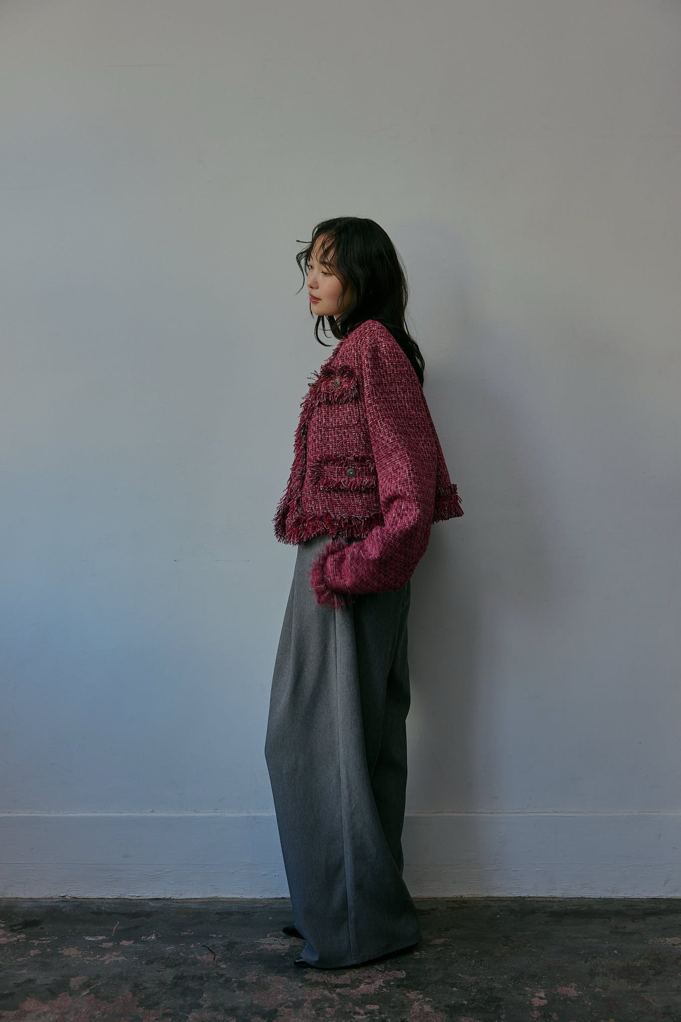 glitter tweed jacket – andequal 