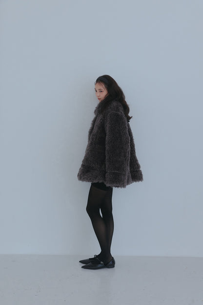 two face fur coat