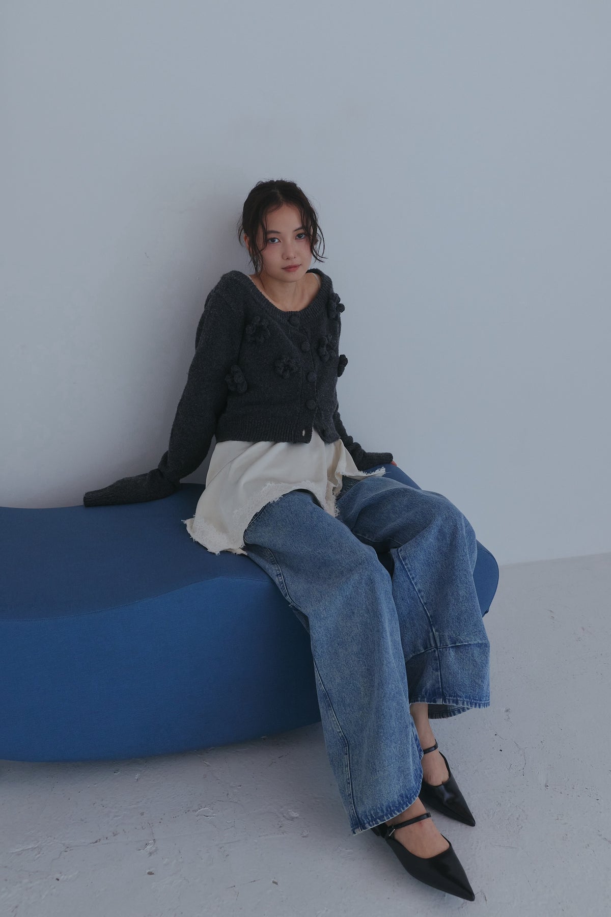 bloom flower cardigan