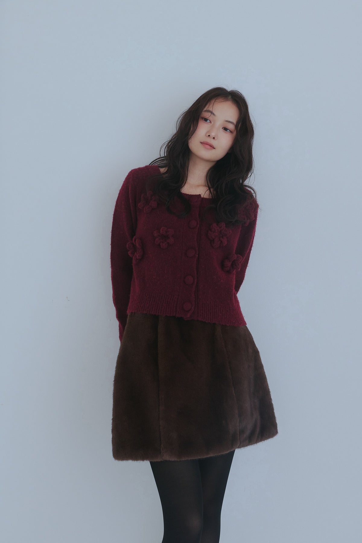 bloom flower cardigan