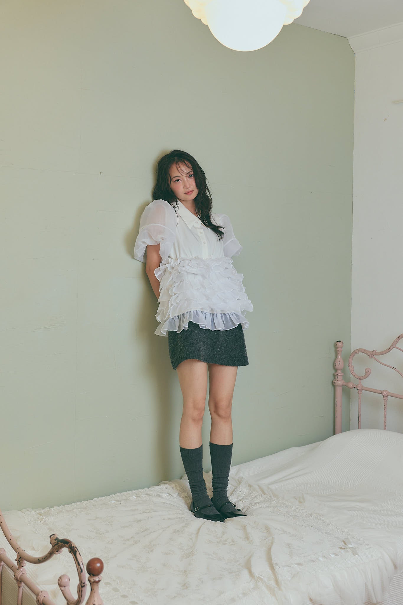 cloud frill blouse