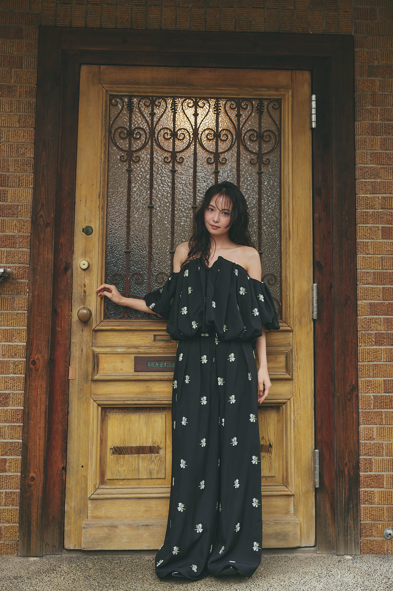 embroidery off shoulder blouse – andequal