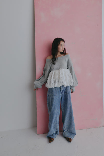 docking peplum sweat