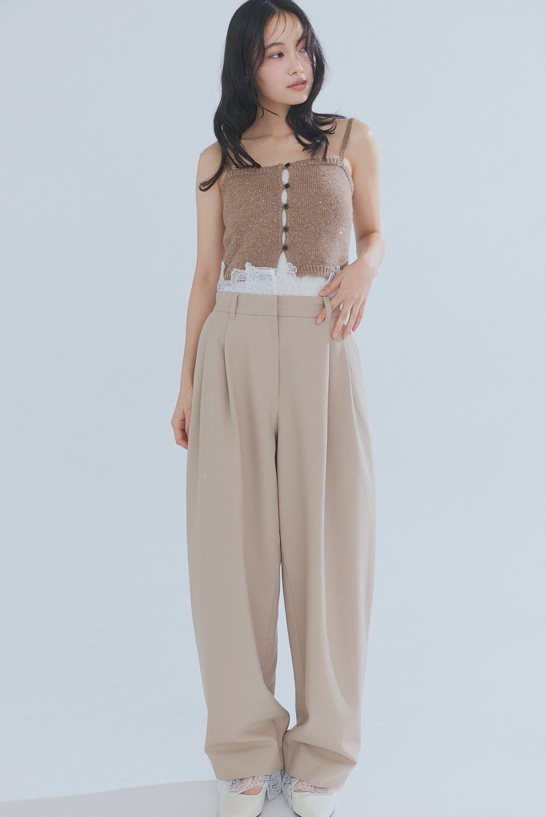 lace docking pants［3月下旬から4月上旬お届け］