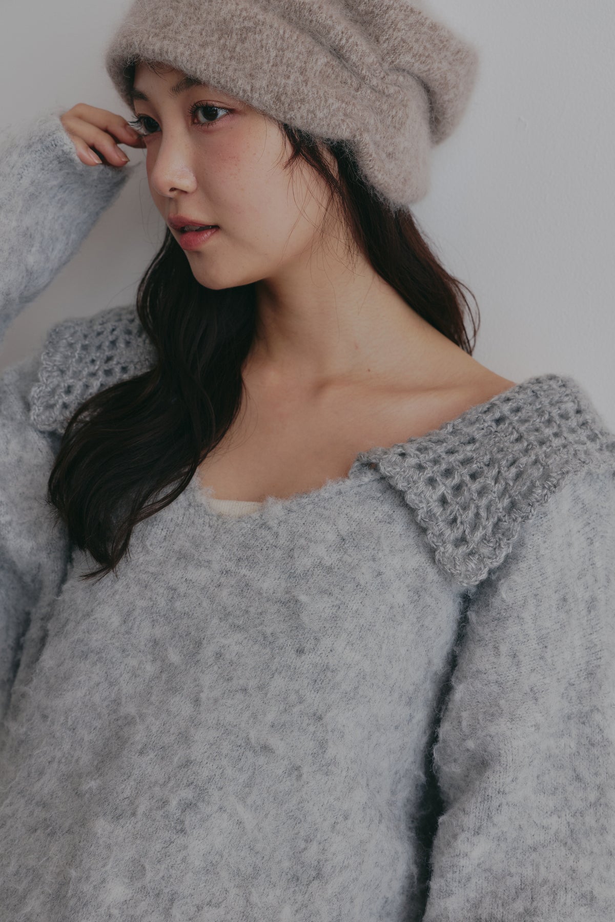 lace sailor knit