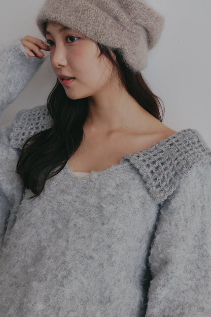 lace sailor knit