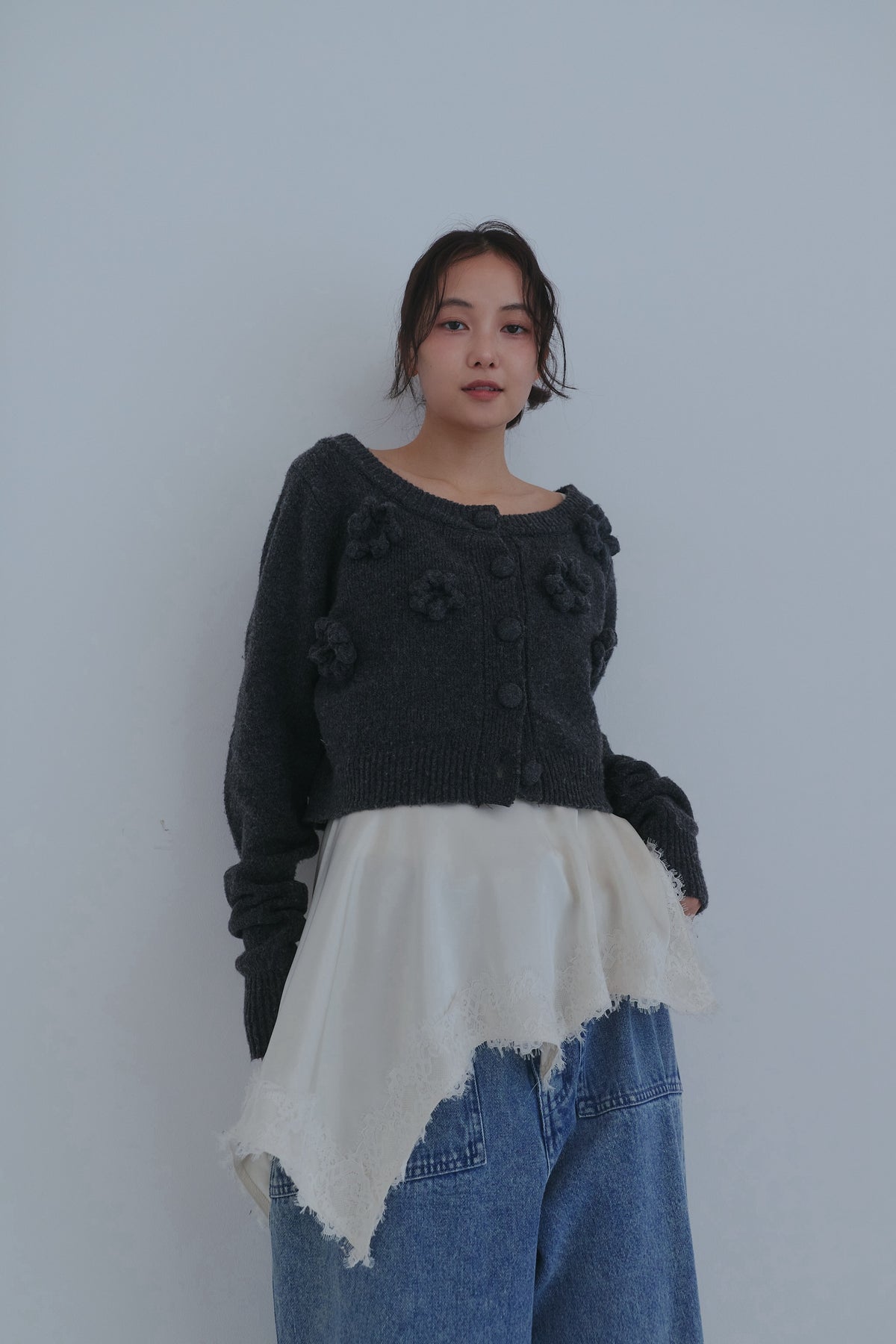 bloom flower cardigan