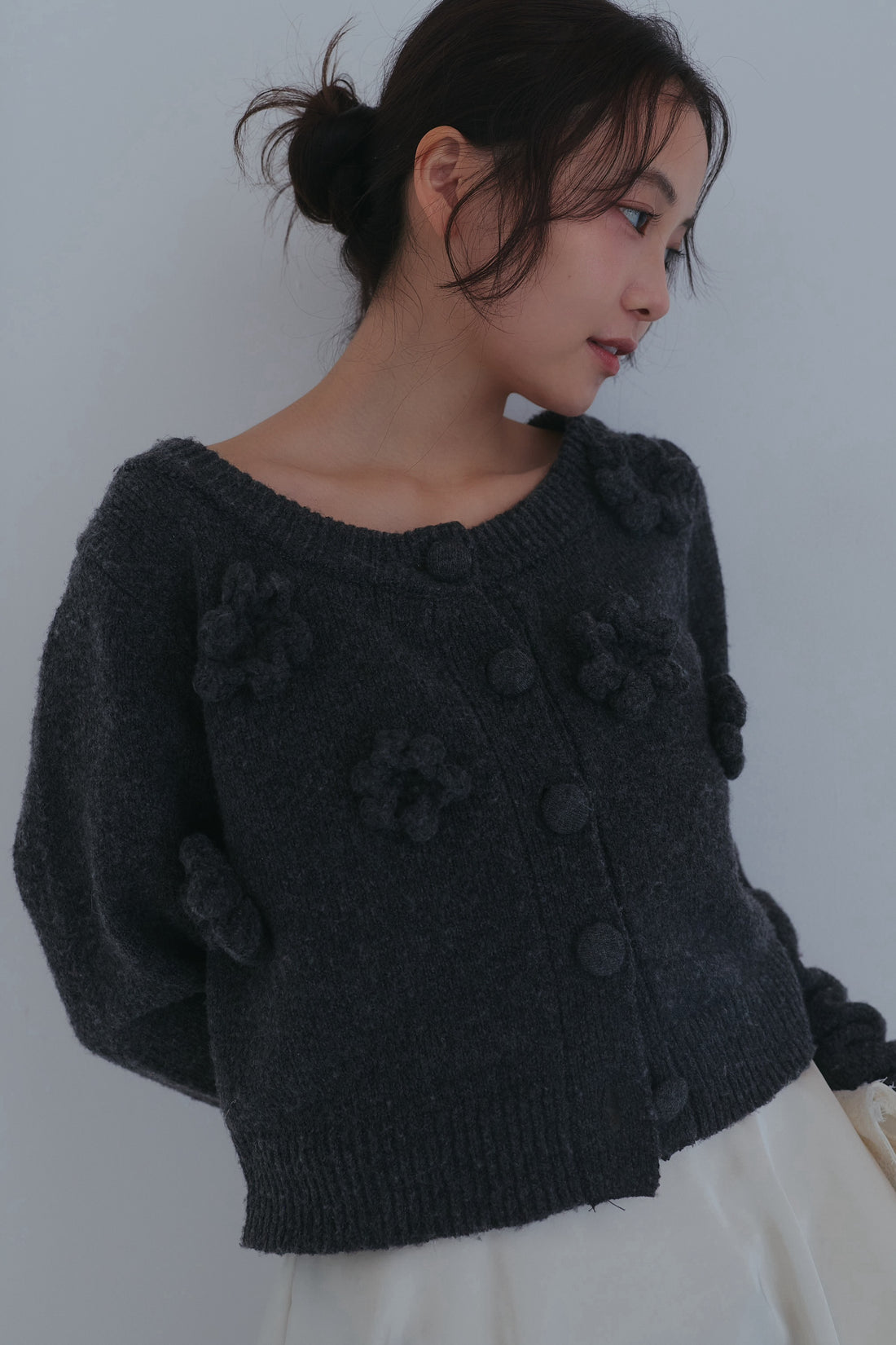 bloom flower cardigan
