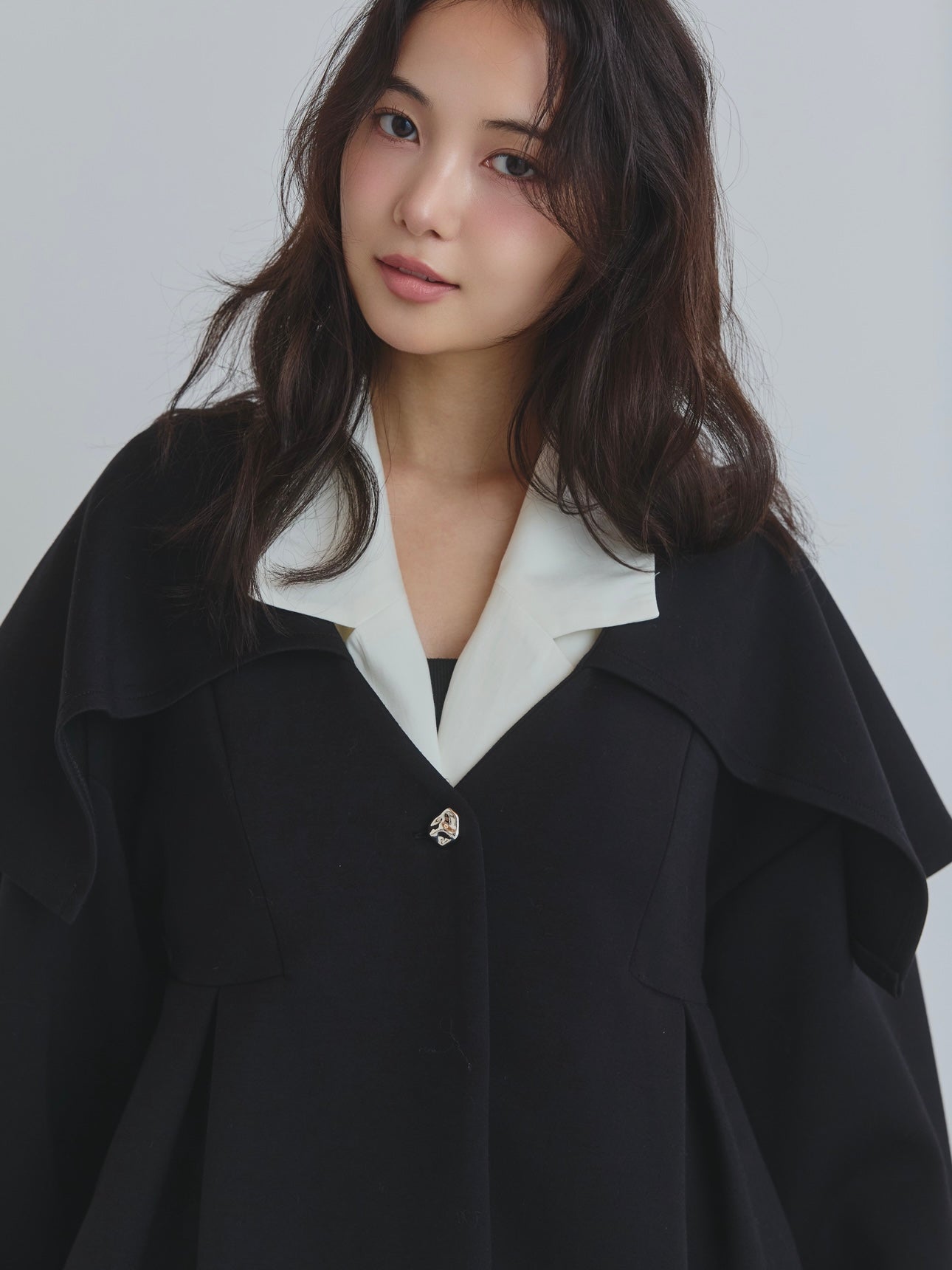 big collar peplum sweat – andequal