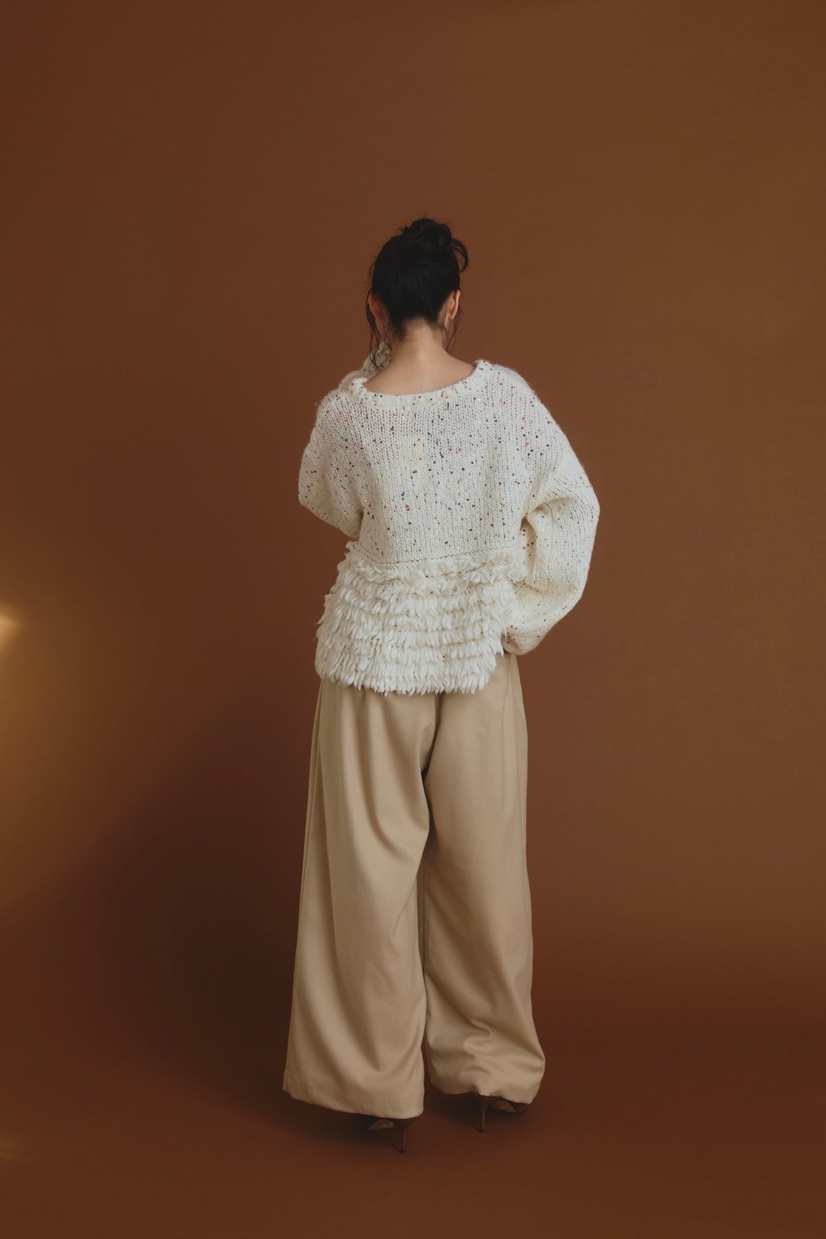 waist ribbon design pants