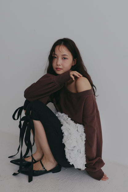 docking peplum sweat