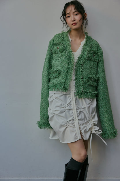 glitter tweed jacket