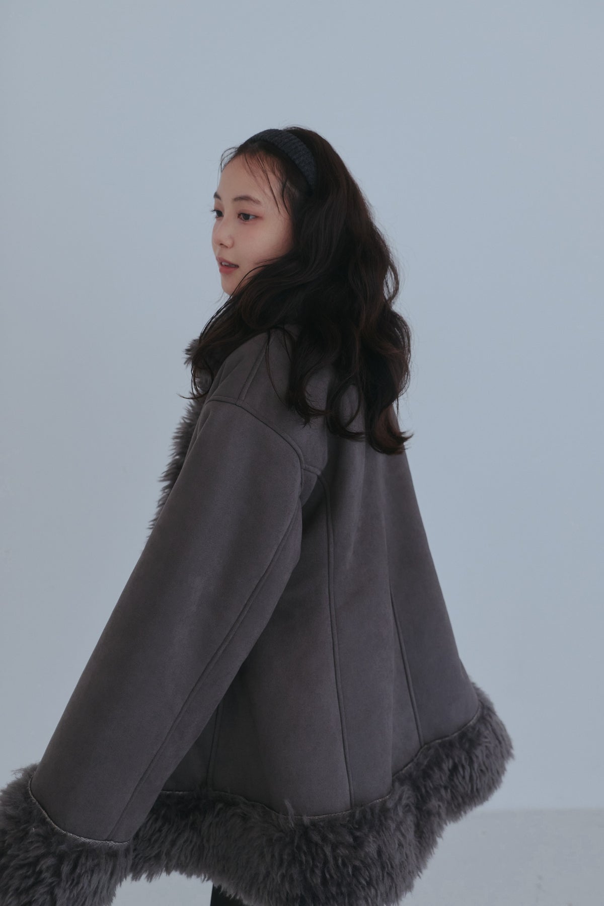 two face fur coat