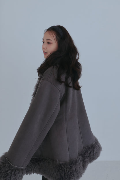 two face fur coat