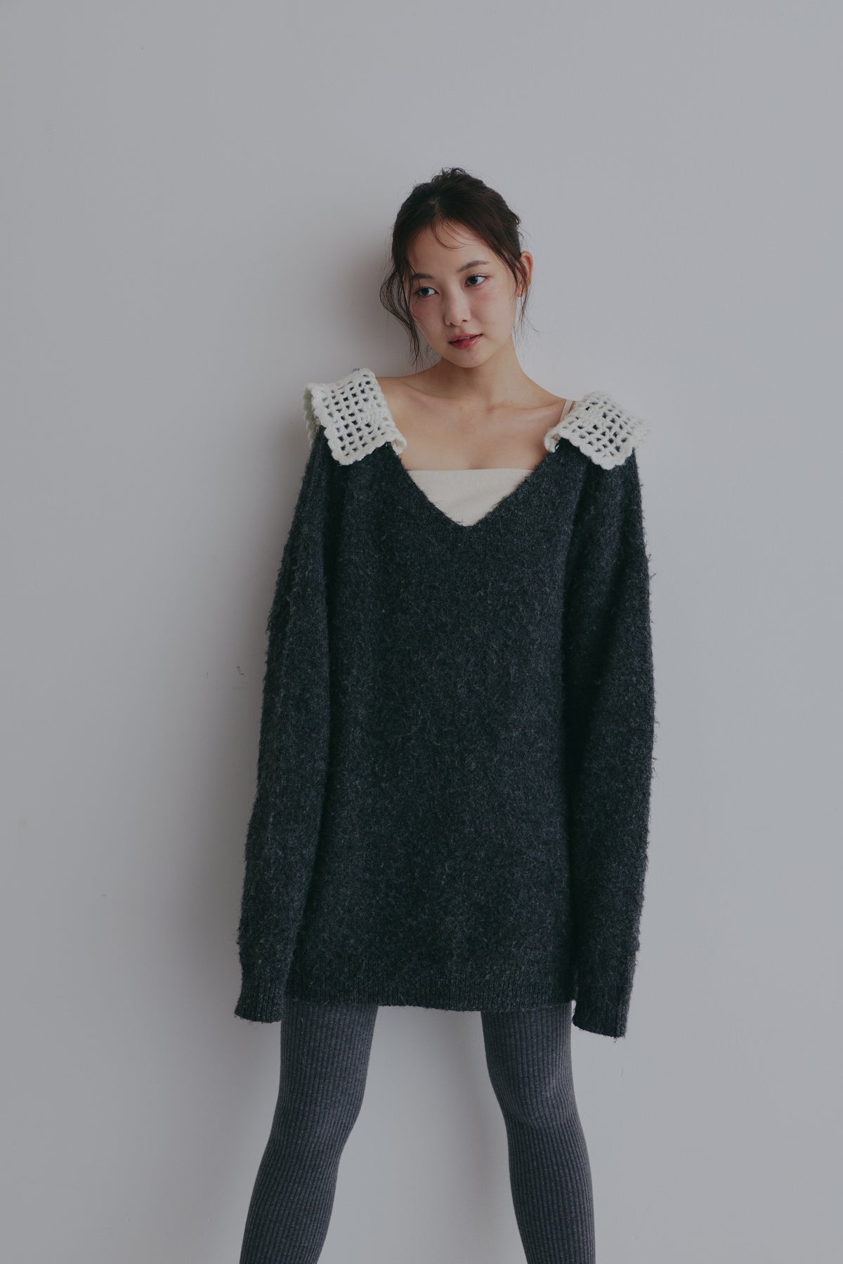 lace sailor knit
