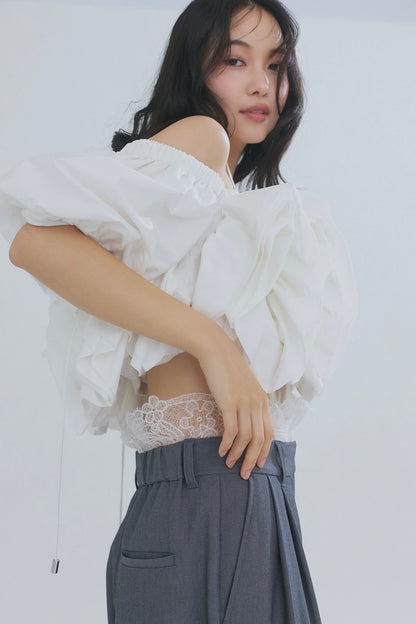 lace docking pants［3月下旬から4月上旬お届け］