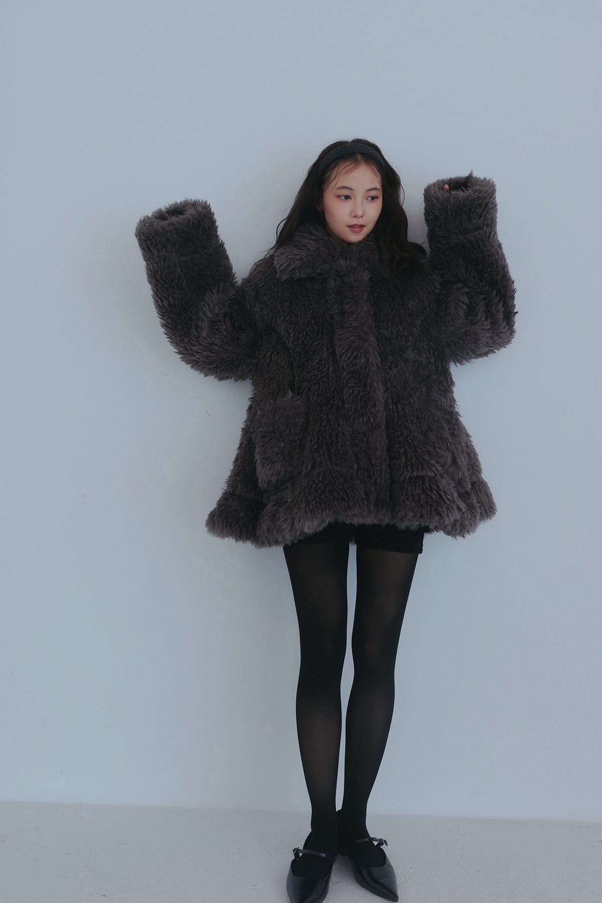 two face fur coat