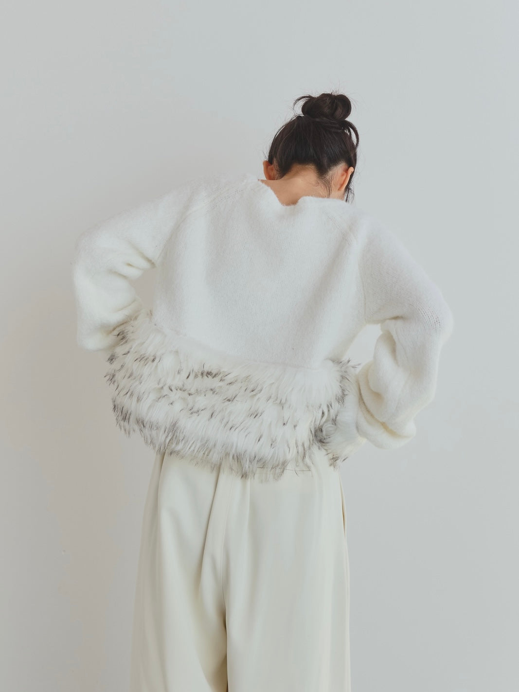 panel design fur knit