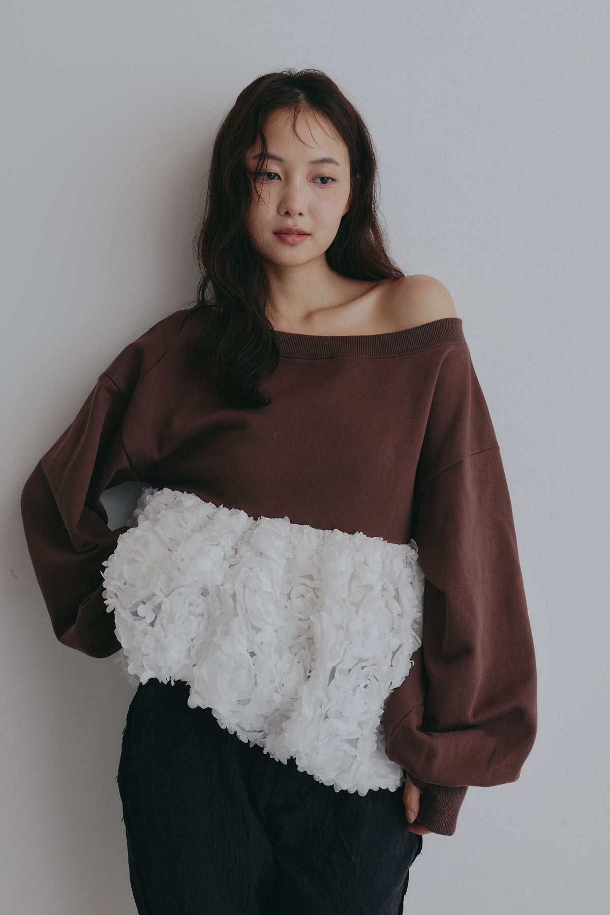 docking peplum sweat