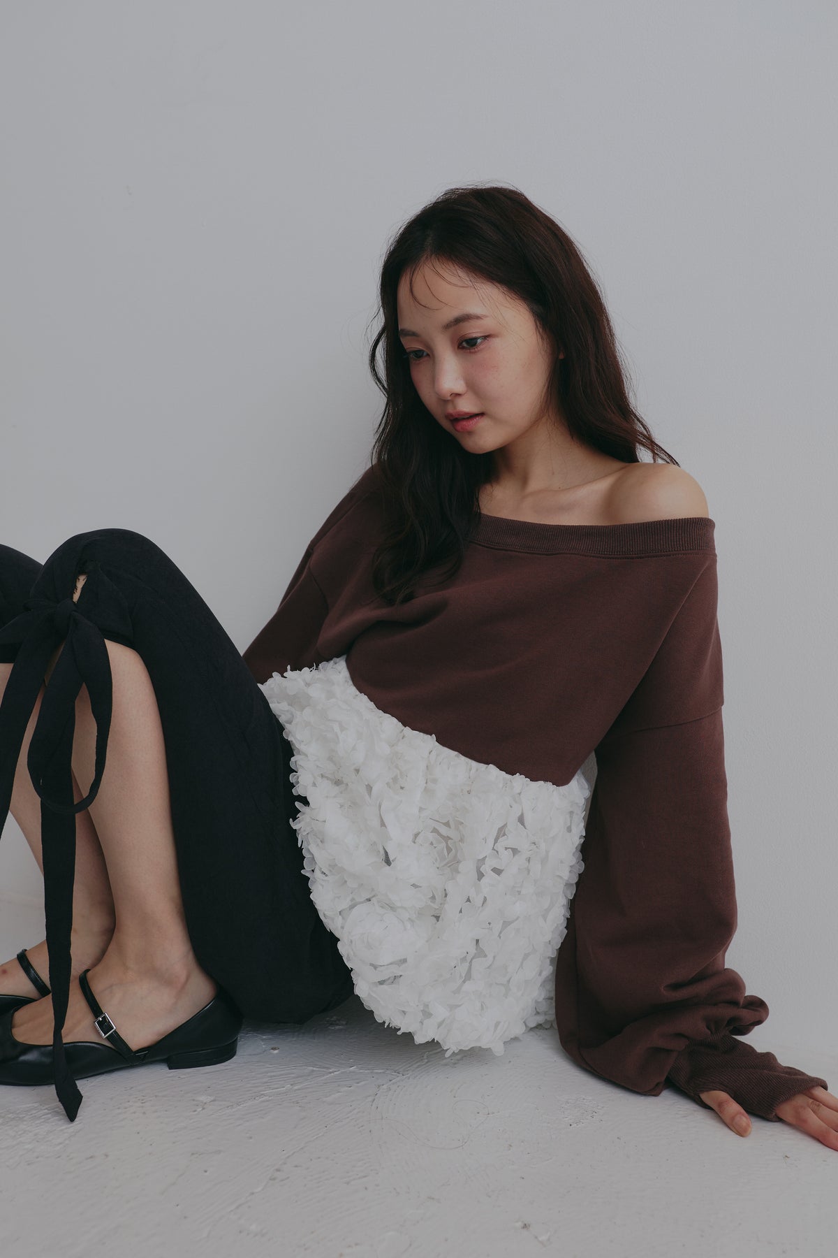 docking peplum sweat