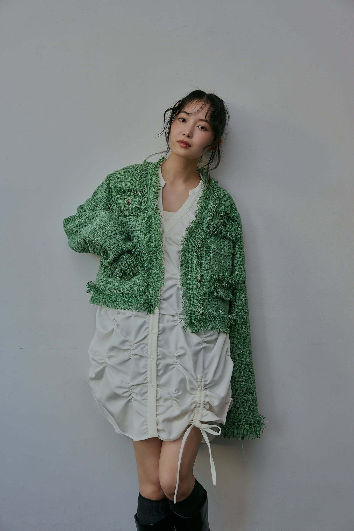 glitter tweed jacket