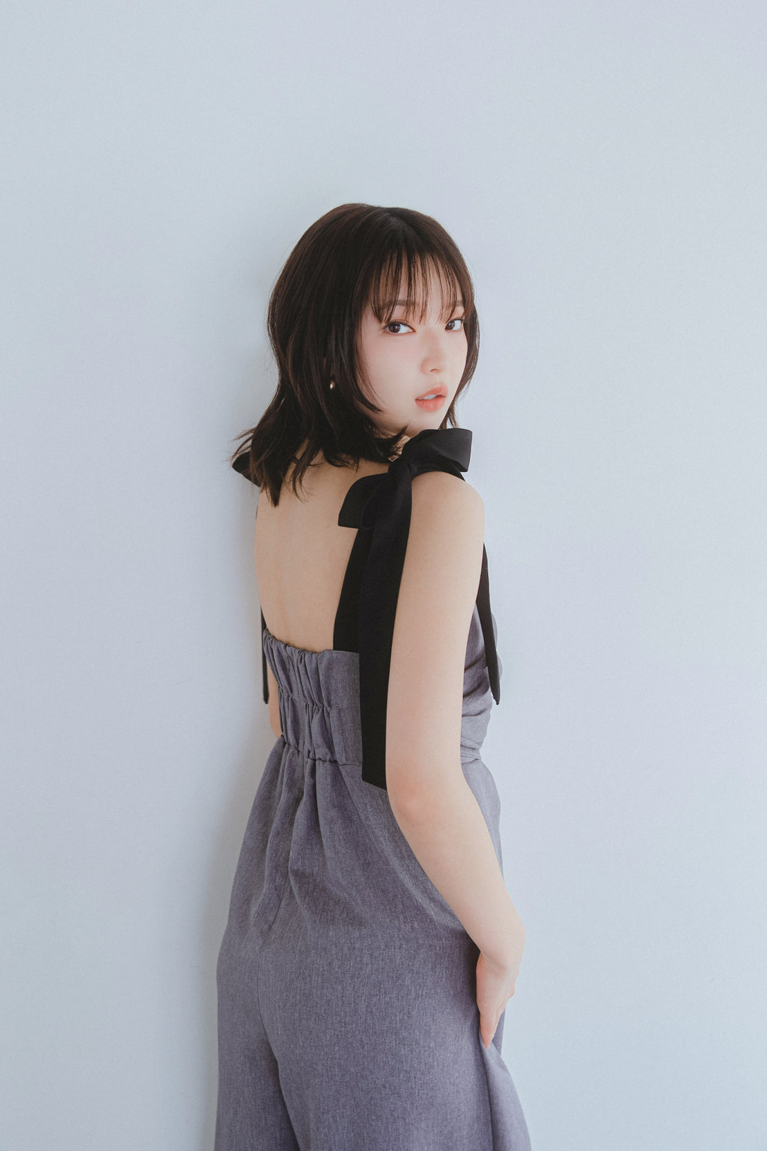 Andequal アンドコール リボンショルダーコンビネゾン ribbon shoulder combinaison – andequal