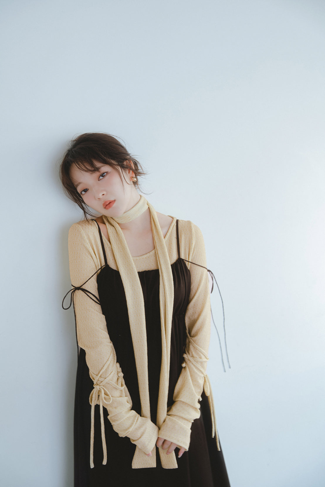 Andequal ribbon sleeve tops タグ付き ribbon sleeve tops – andequal